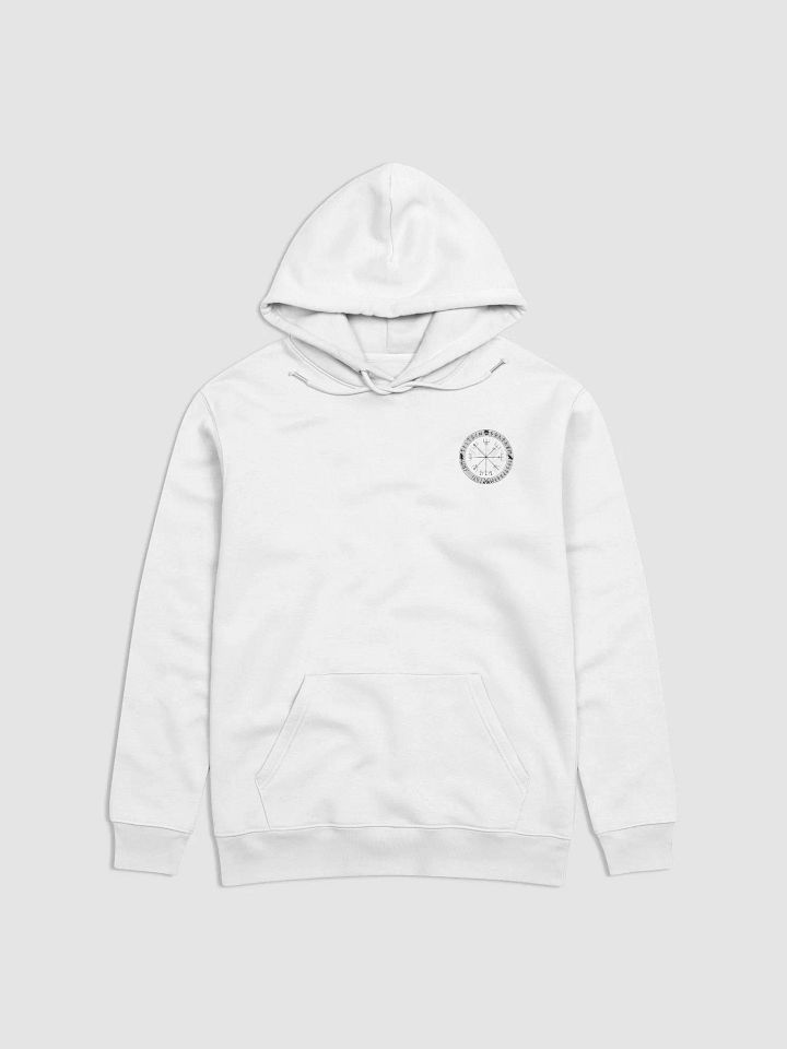 Nordische Runen | Schwarzer Vegvísir | Essential Eco Hoodie product image (7)