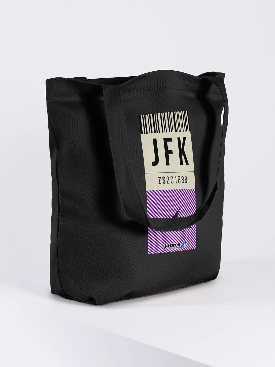 New York John F. Kennedy (JFK) Stylish Luggage Tag Tote Bag product image (4)