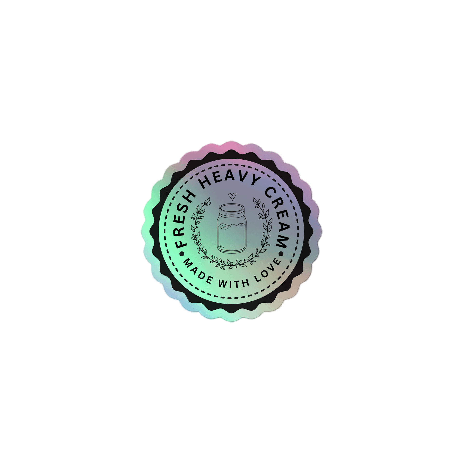 Love in a Jar Holographic Sticker Sheet product image (1)