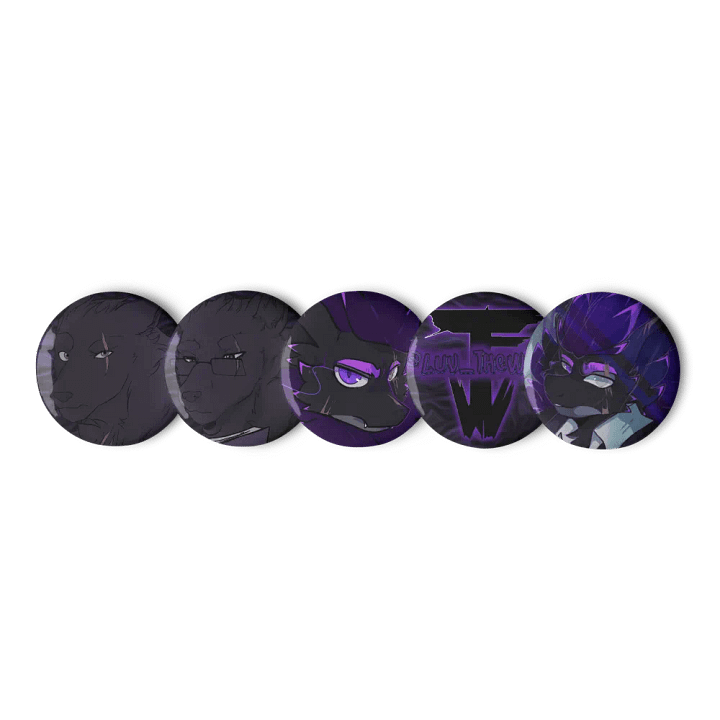 The Wolf's Launch Pin Button Set! product image (1)
