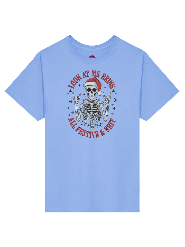 Festive Skeleton Santa T-Shirt product image (61)