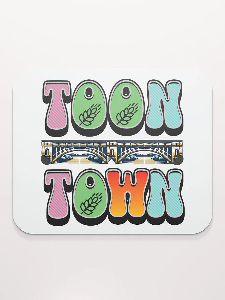 Toon Town Saskatoon Bridge Mouse Pad product image (2)