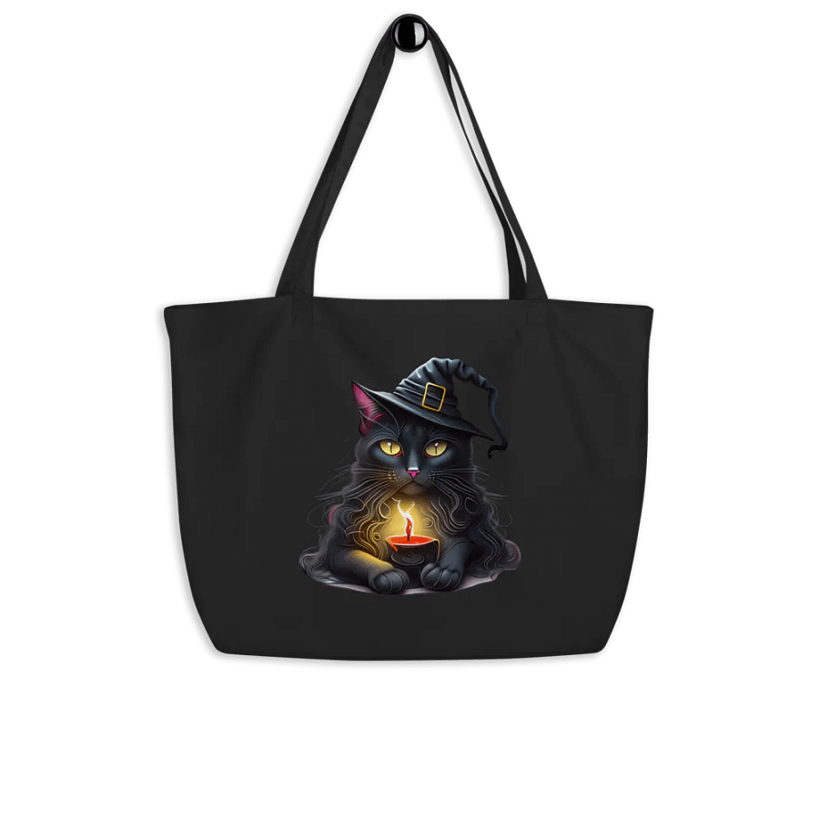 Witchy Cat Eco-Friendly Tote Bag product image (4)