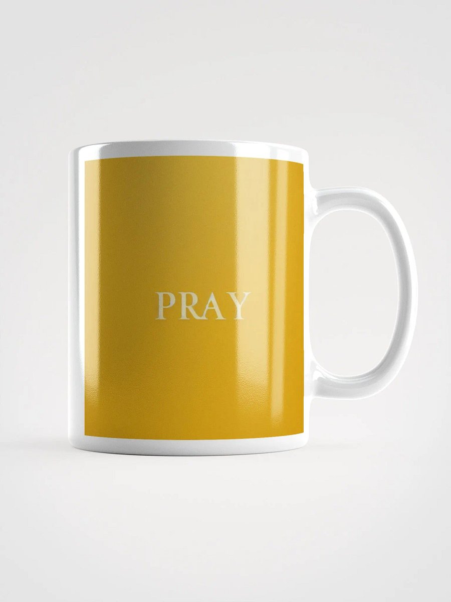 Yellow Pray Mug product image (1)