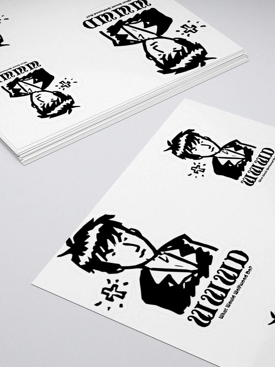 What Would Wolfwood Do? 3x3 stickers product image (4)