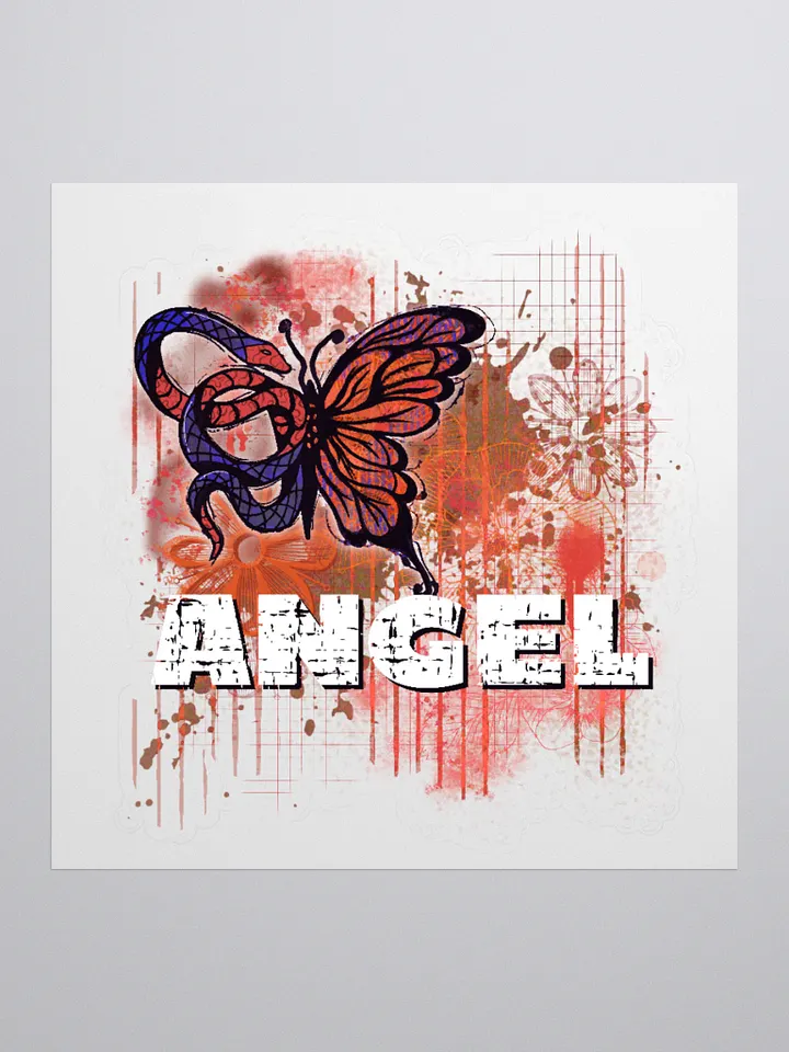 Angel Snake Butterfly Sticker product image (1)
