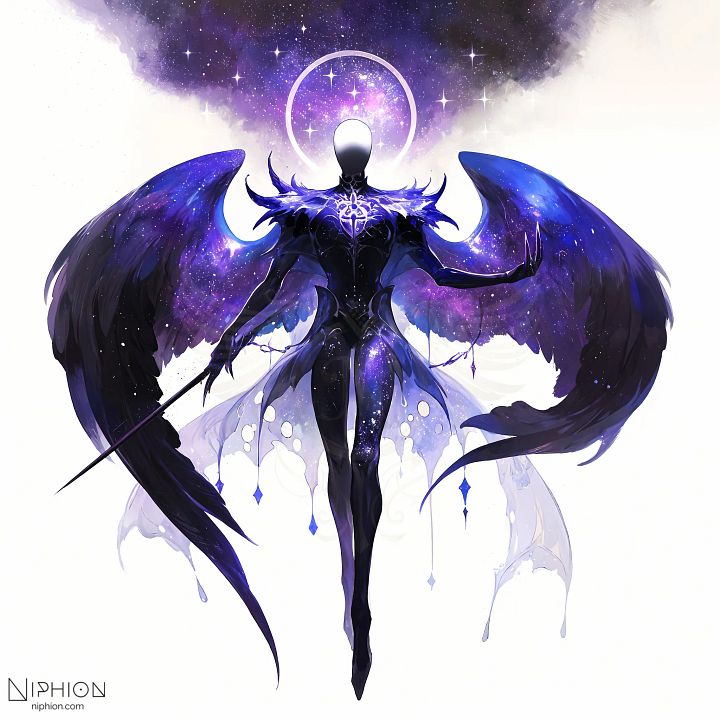 High-Resolution Digital Art – Nebula Archangel, Character Design #5 product image (1)