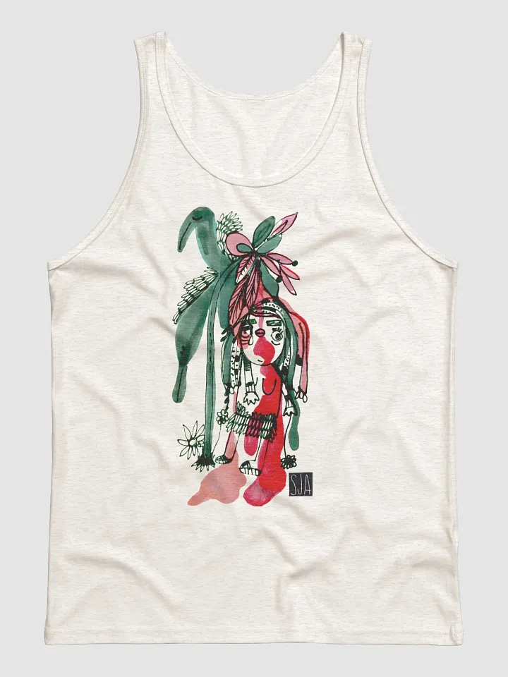 Abstract Girl With Birds Tank product image (6)