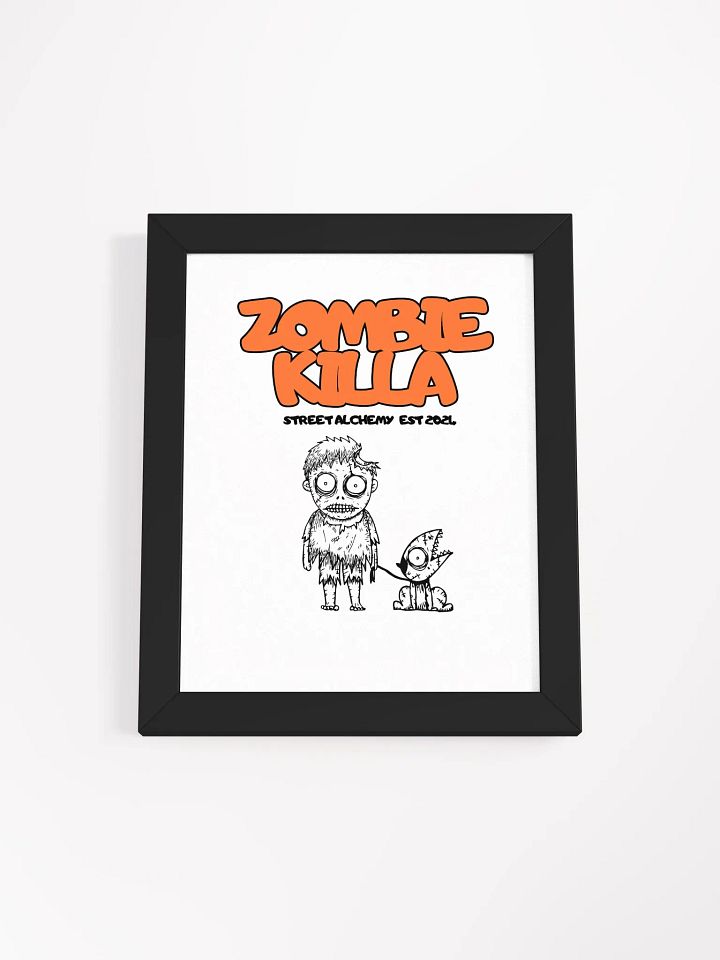 ZK POSTER in Ayous Wood Frame product image (1)