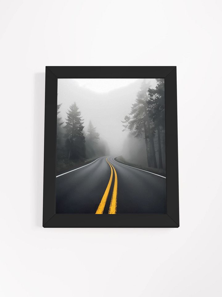 Misty Road Framed Matte Poster product image (2)