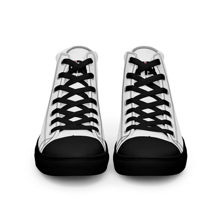 TDS Music Women's White High-Top Melody Canvas Sneakers product image (2)