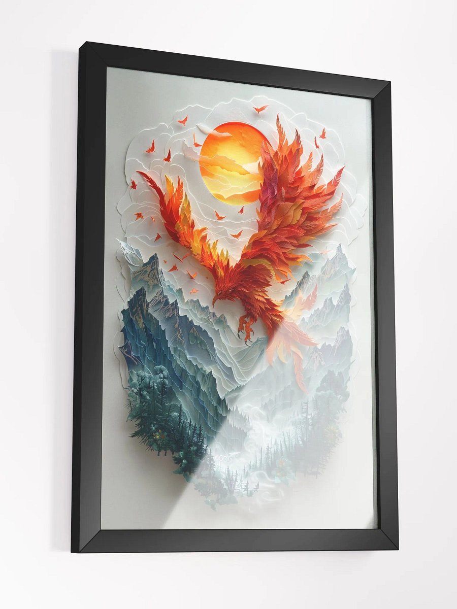 Phoenix's Dance - Exclusive Framed Posters for a Chic and Sophisticated Home product image (3)