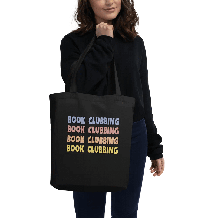 Book Clubbing Bookish Humour Tote Bag product image (2)