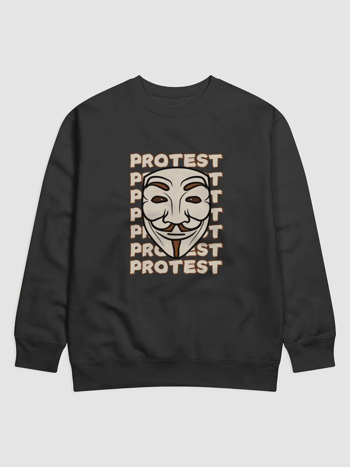 Revolutionary Protest Mask Sweatshirt product image (1)