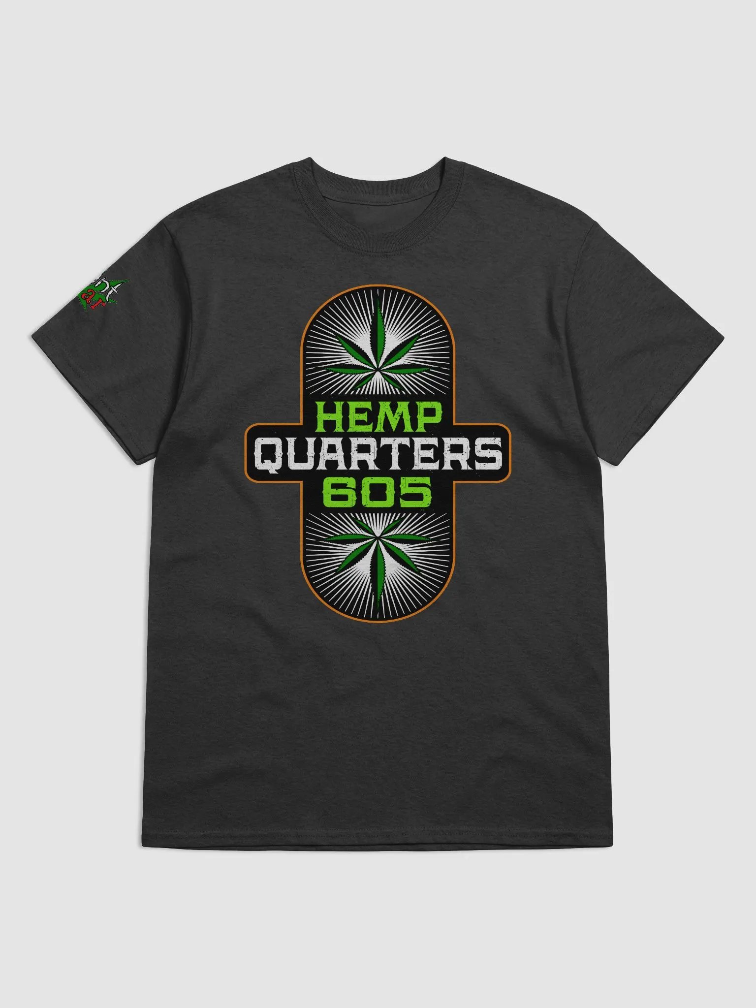 Hemp Quarters T-Shirt Front and Back product image (1)