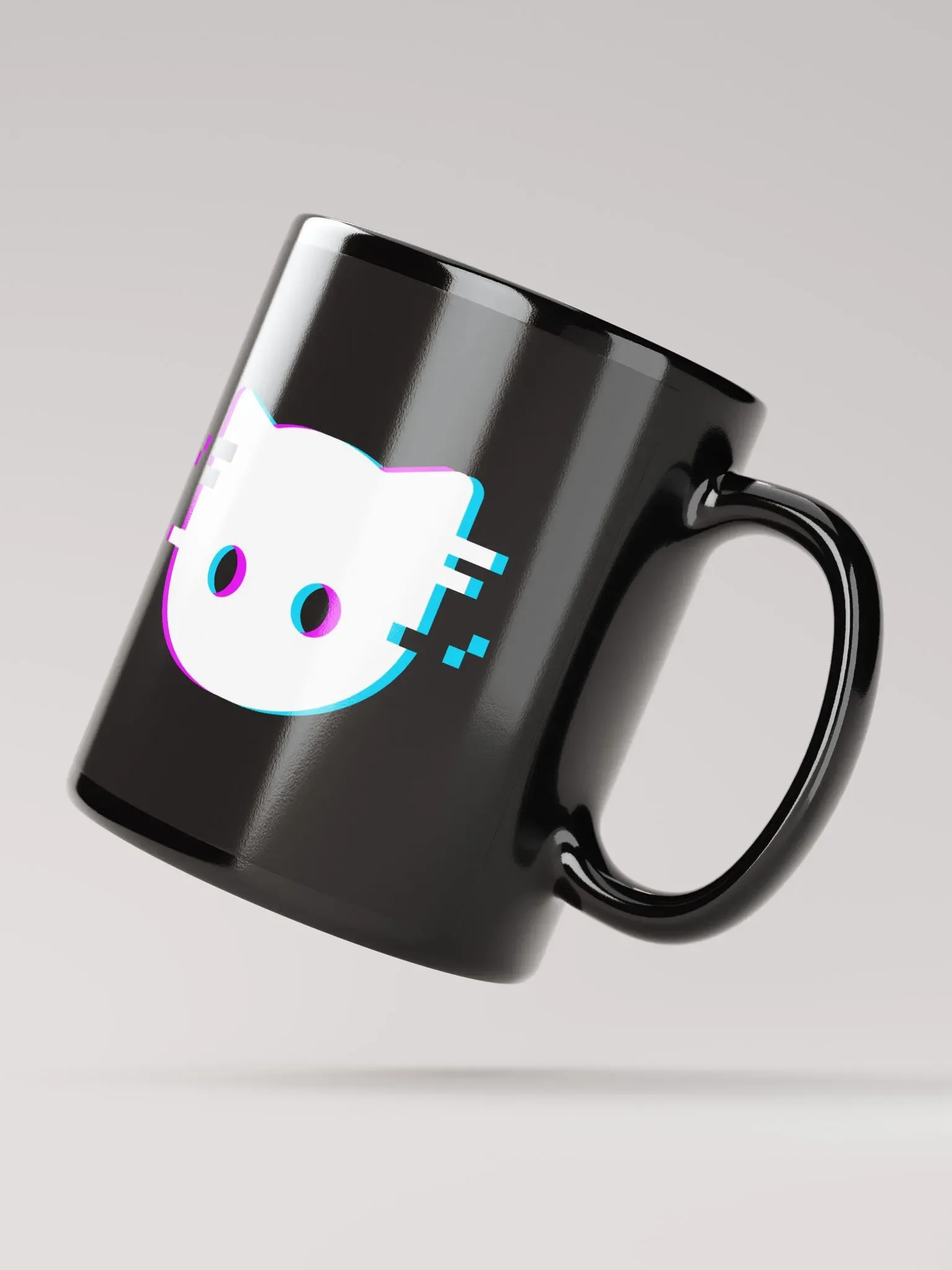 Land of Kittens Glitch Effect Mug product image (4)
