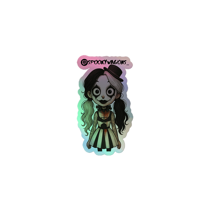Spookytober Art Sticker (3/3) (Holo) product image (1)
