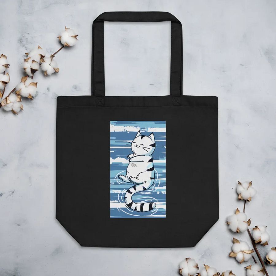 Playful Cat Vibes - Econscious Eco-Friendly Tote Bag product image (4)