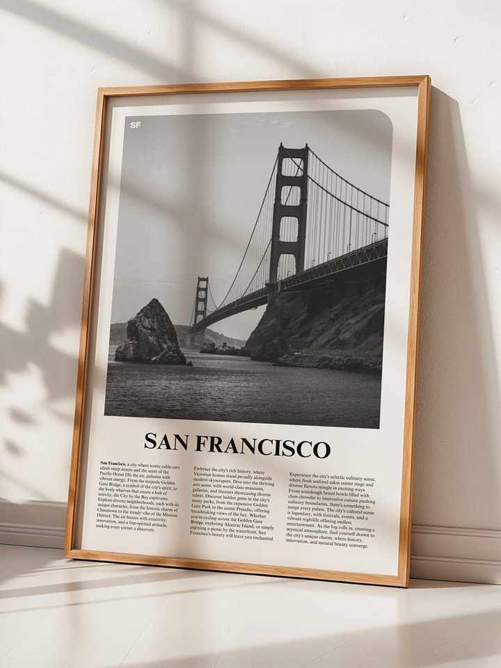 San Francisco 01 Newspaper Poster product image (2)