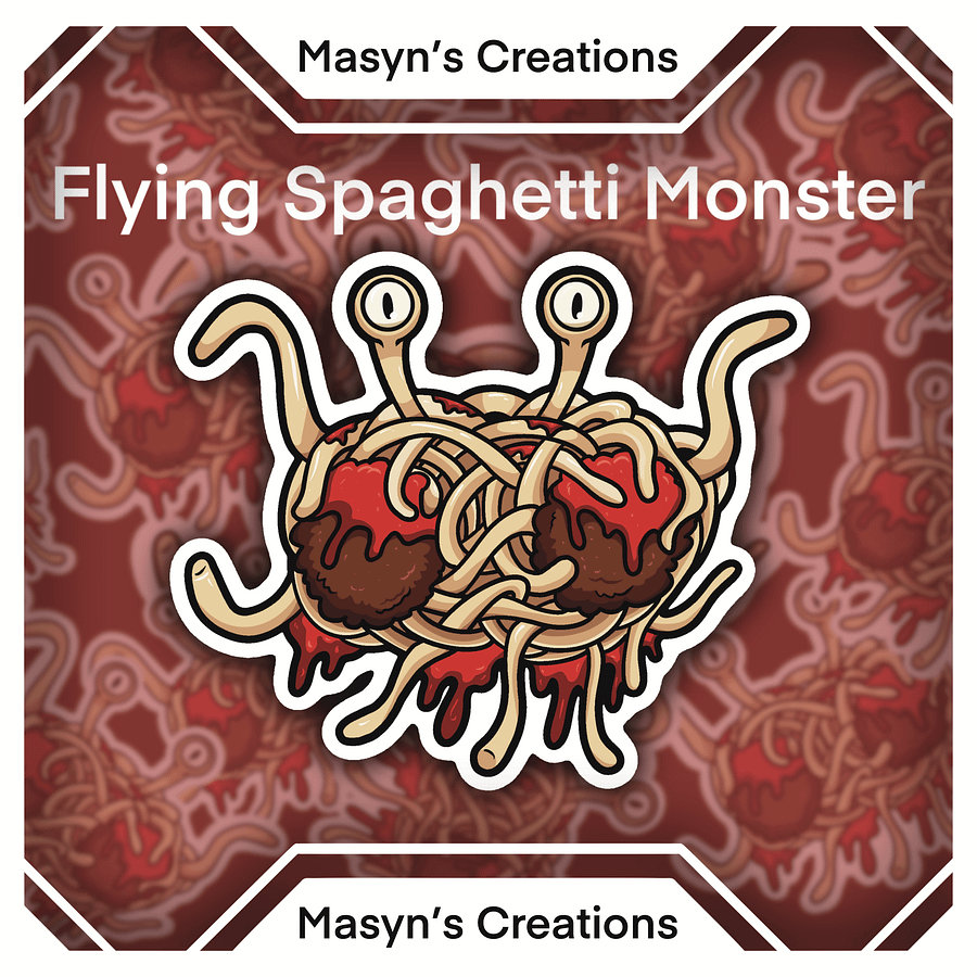 Flying Spaghetti Monster Sticker product image (1)