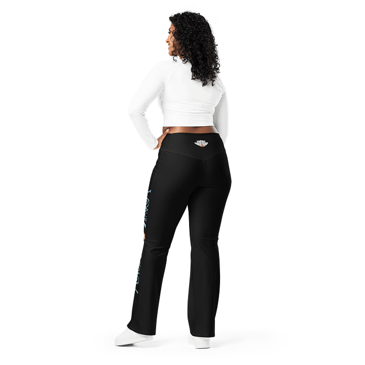 Paws and Reflect Mandala Paw Print Flare Yoga Pants product image (2)