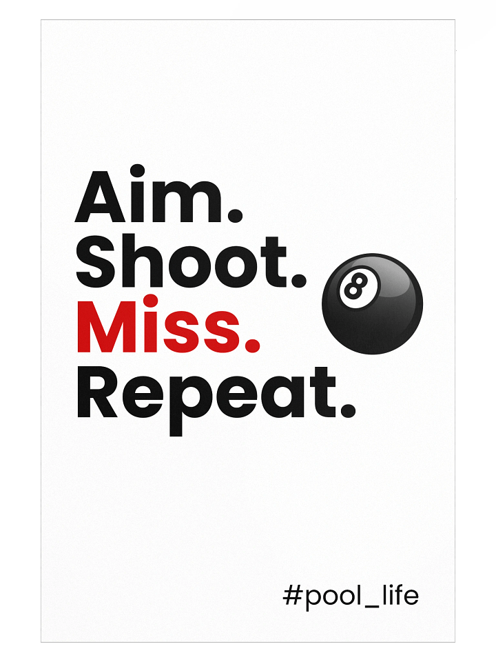 8-ball Pool Life Poster product image (1)