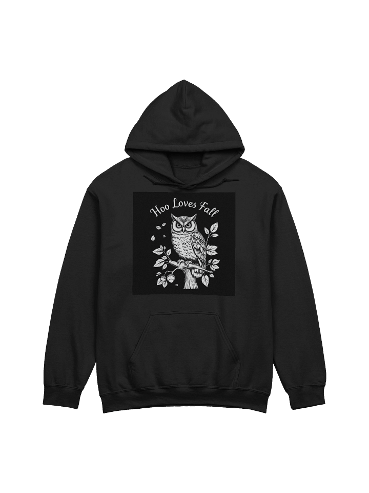 Hoo Loves Fall Monochrome Hoodie product image (8)