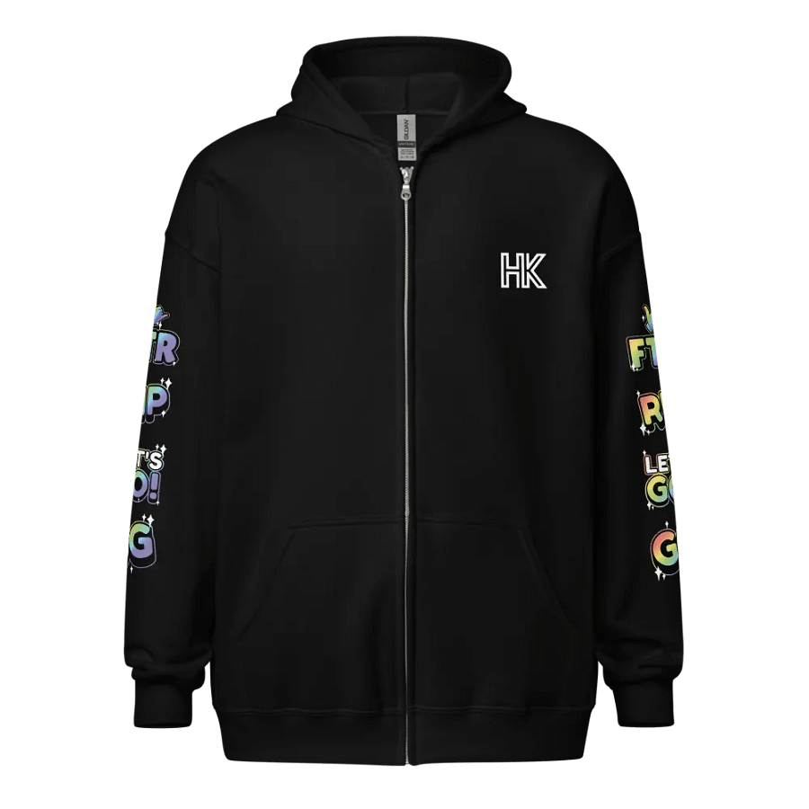 Twitch Family Zip-up Hoodie With Emotes product image (2)