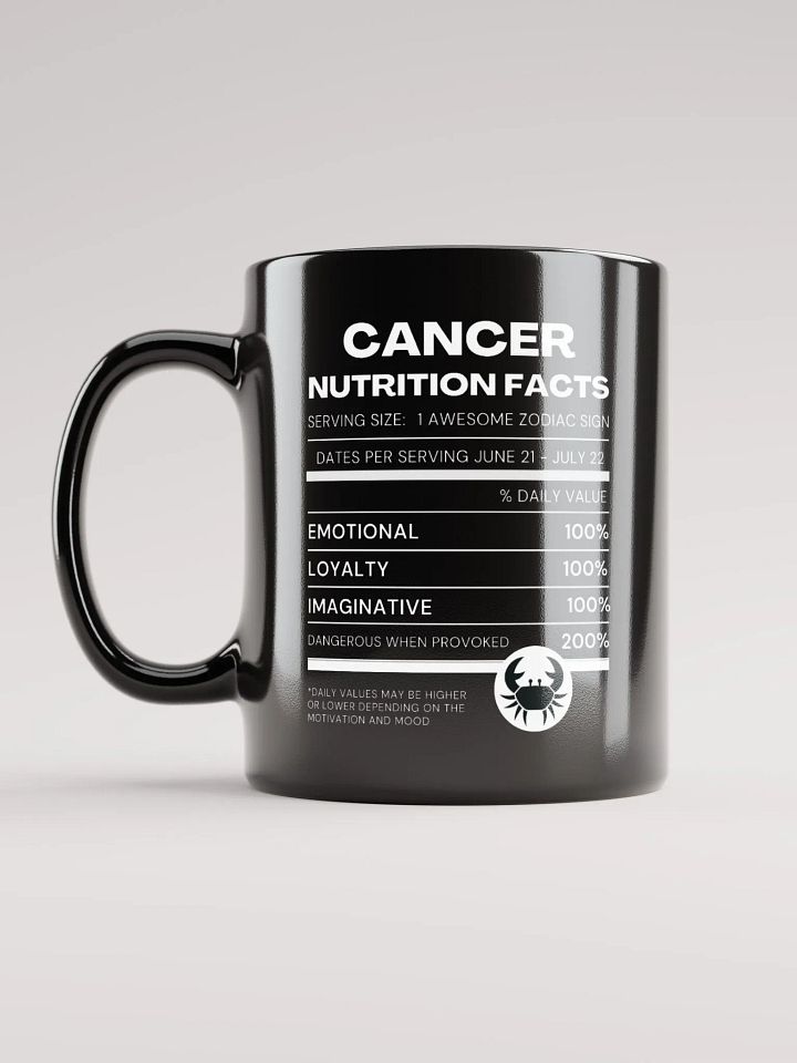 Cancer Nutrition Facts Mug product image (1)