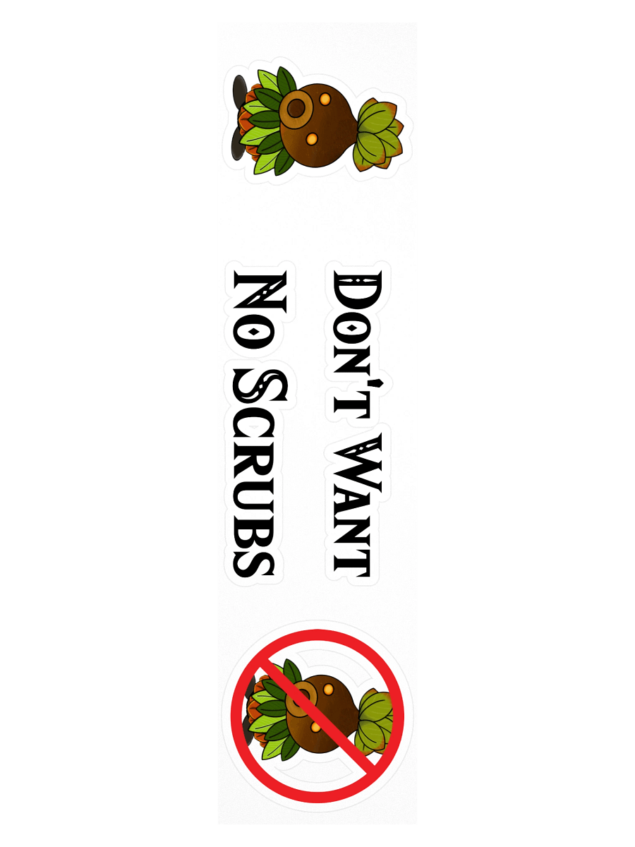 Don't Want No Deku Scrub Sticker Sheet product image (3)
