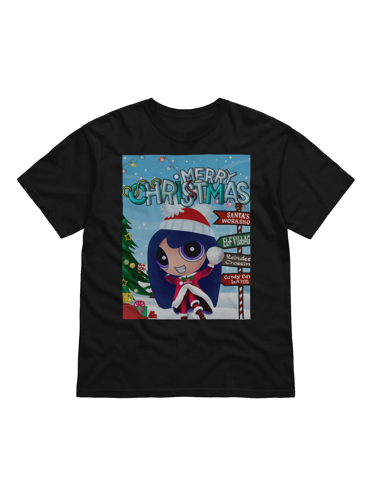 Santa's Snowball Showdown T-Shirt product image (2)
