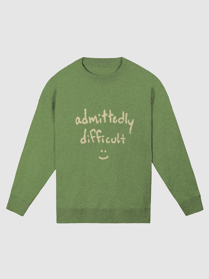 admittedly difficult (meadow) knitwear relaxed crewneck product image (1)