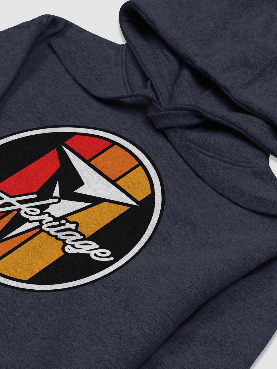 Retro Heritage Logo Hoodie Navy product image (3)
