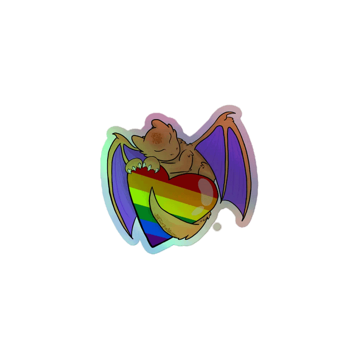 Dragon of PRIDE Holographic Sticker product image (1)