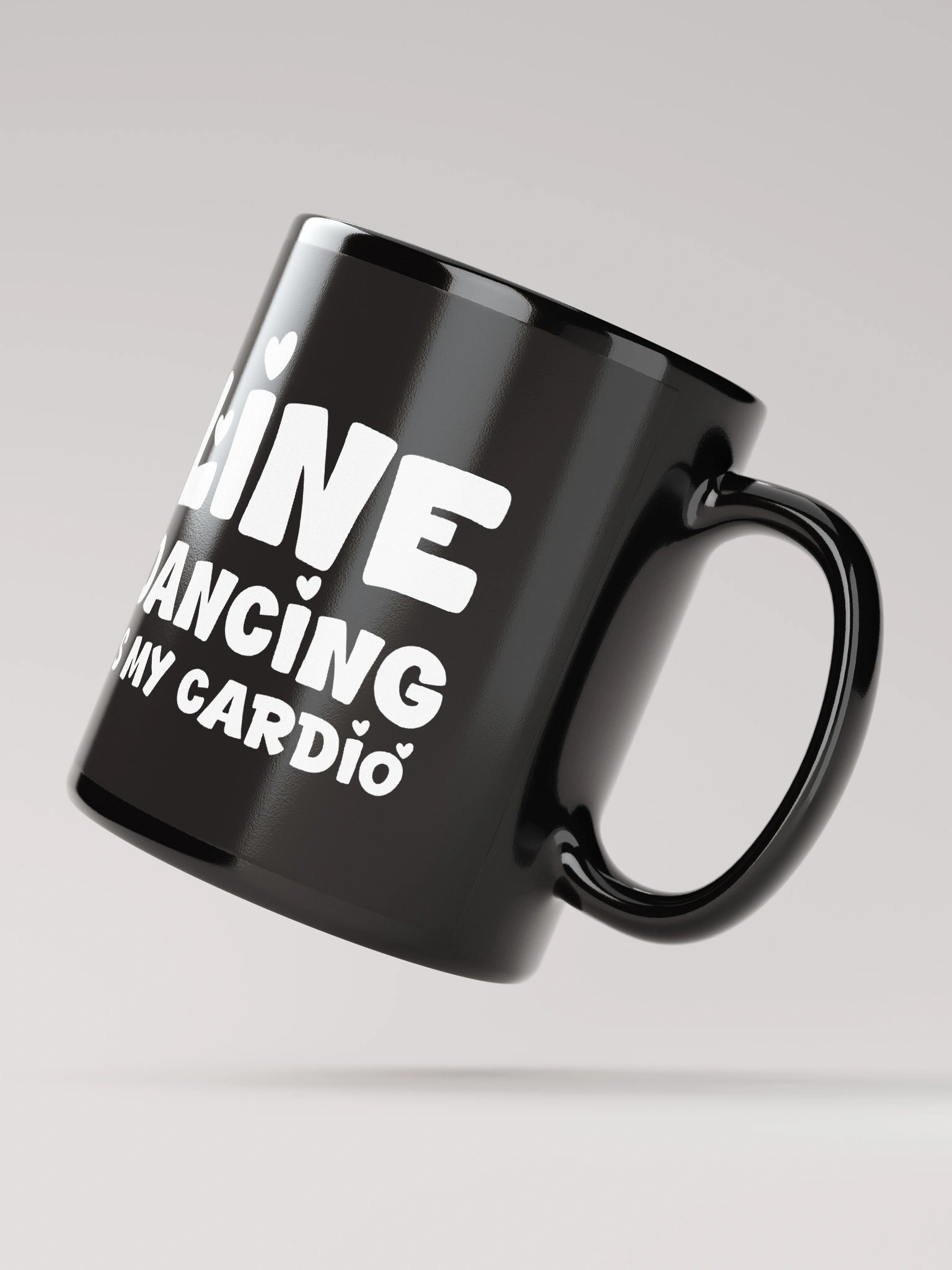 Black Mug (Line Dancing is My Cardio) product image (2)