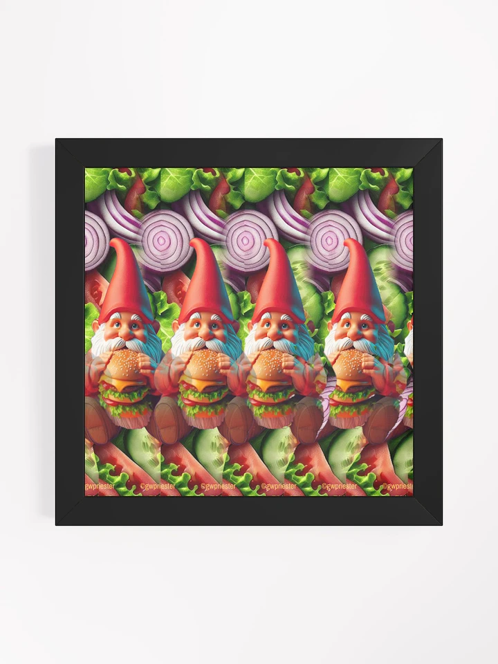 Gnome Chompsky - Framed 3D Stereogram Poster product image (2)