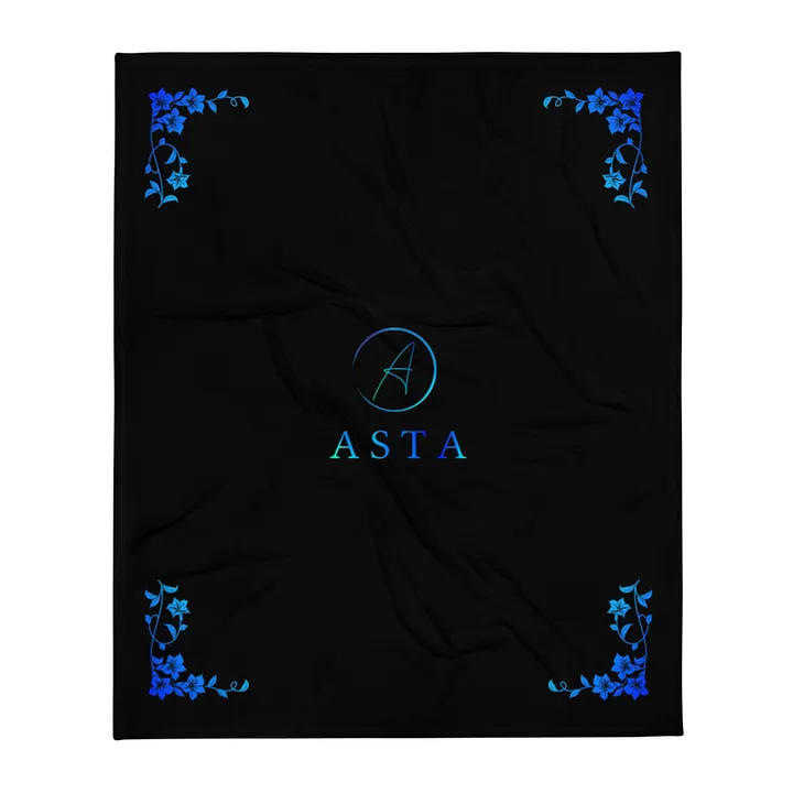 Asta Throw Blanket in black product image (1)