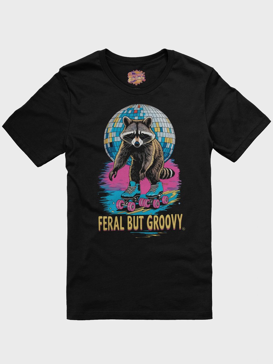 Feral groovy Disco Raccoon T-Shirt product image (3)