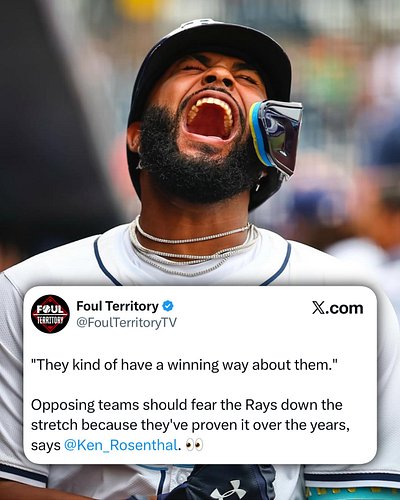 Opposing teams should fear the Rays down the stretch because they’ve proven it over the years.