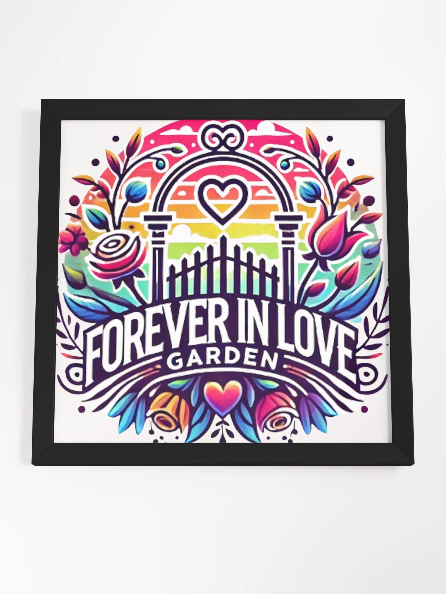 Forever in Love Garden Framed Poster product image (4)
