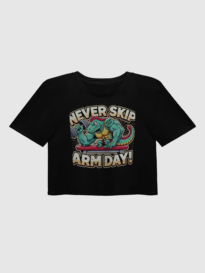 Muscle Dino Arm Day Crop Top product image (1)