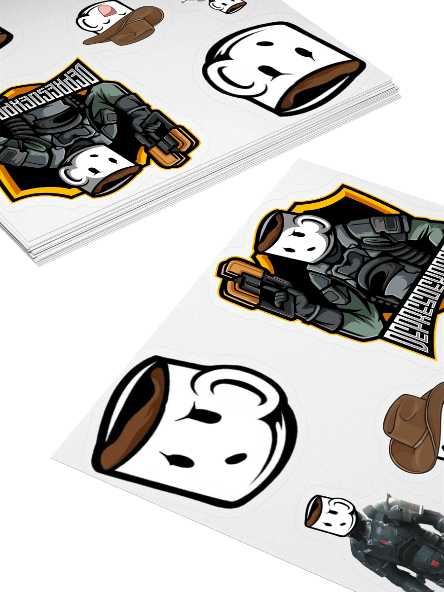 Depreso Kiss Cut Stickers product image (4)