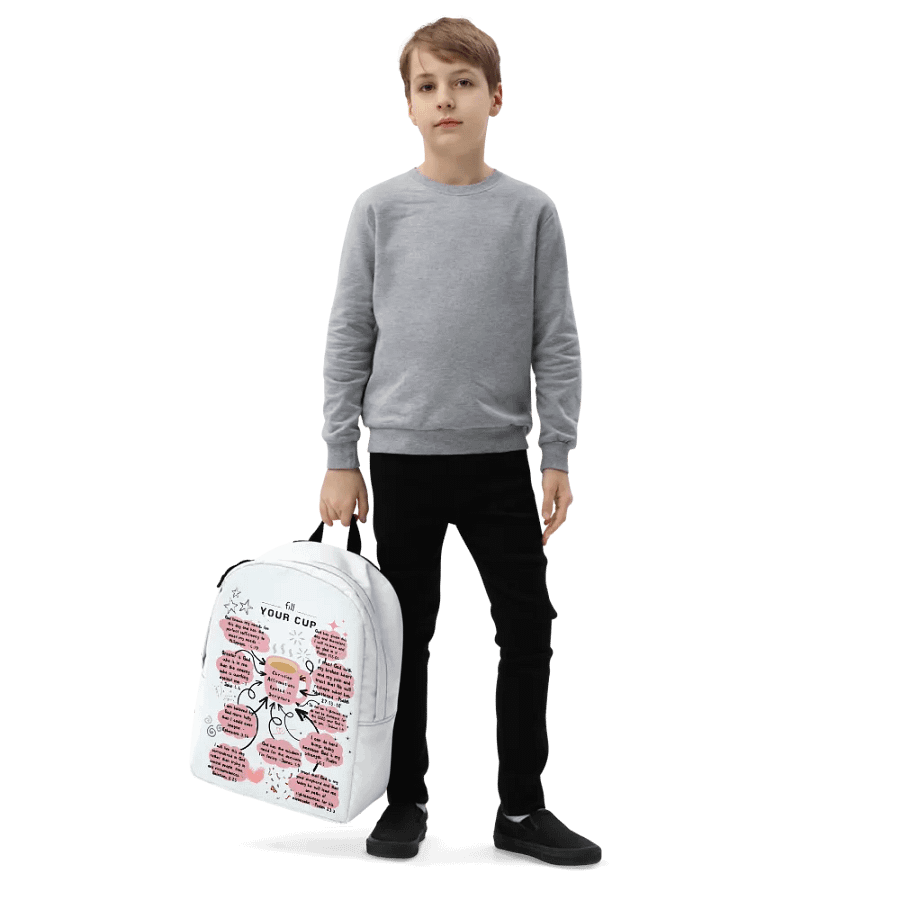 Christain affirmations rooted in the scripture Minimalist Backpack product image (9)