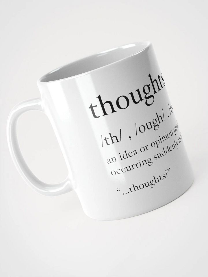 Thoughts Definition Mug product image (1)