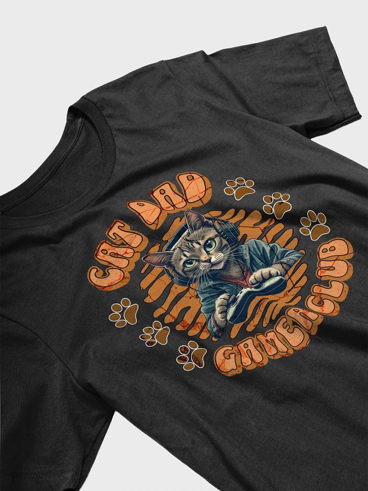 Cat Dad Gamer Club T-Shirt product image (5)