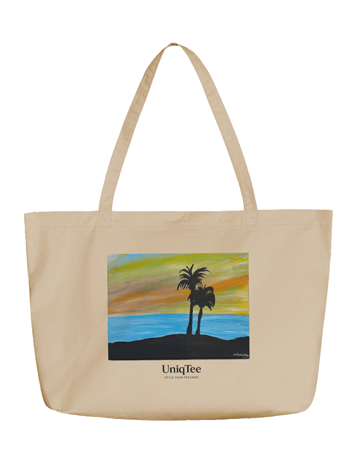 Serenity Sunset Tote by Artist Michelle N (Oyster) product image (1)