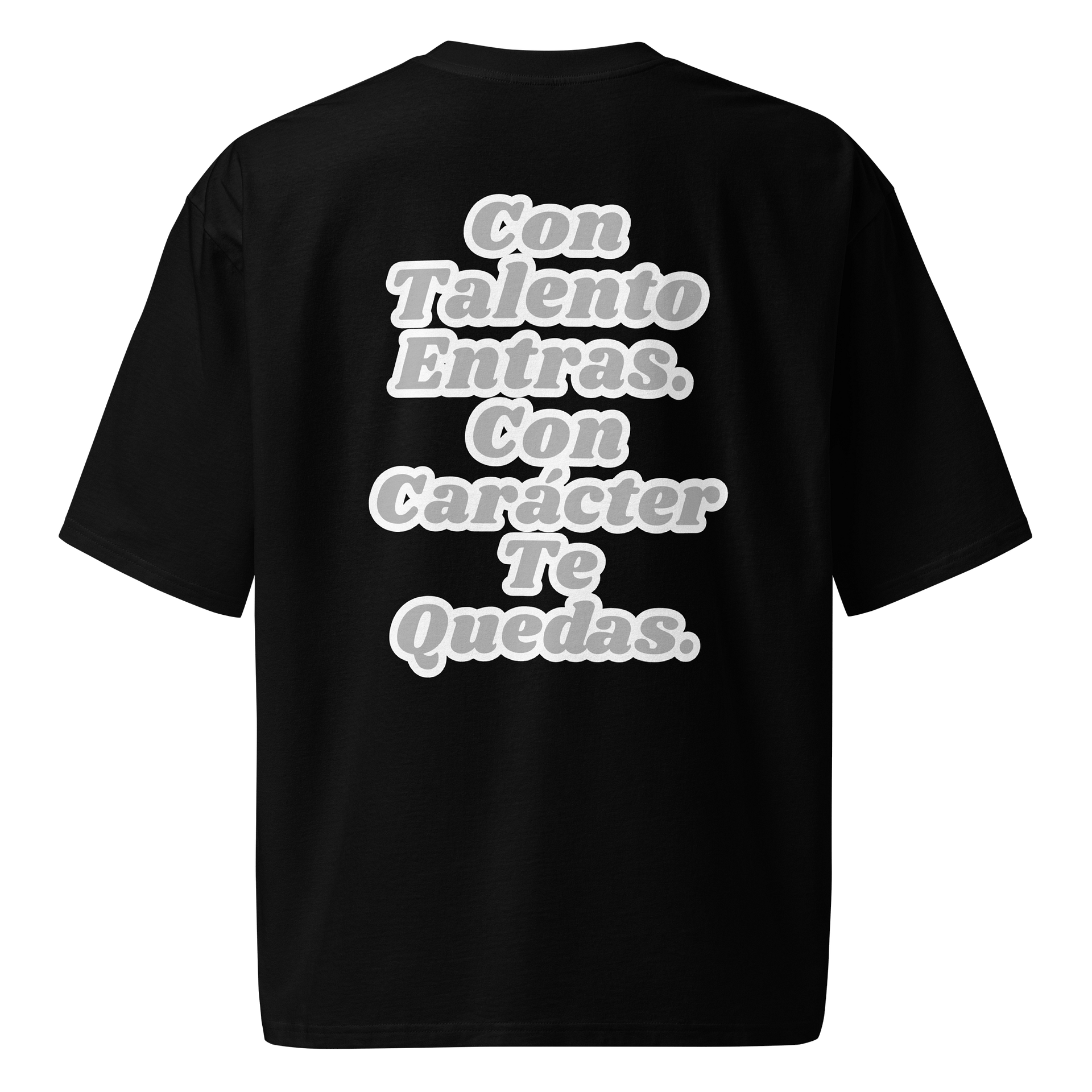 Talento y Caracter eight22 UNISEX Custom Oversized Blk/Grey/Wht product image (1)