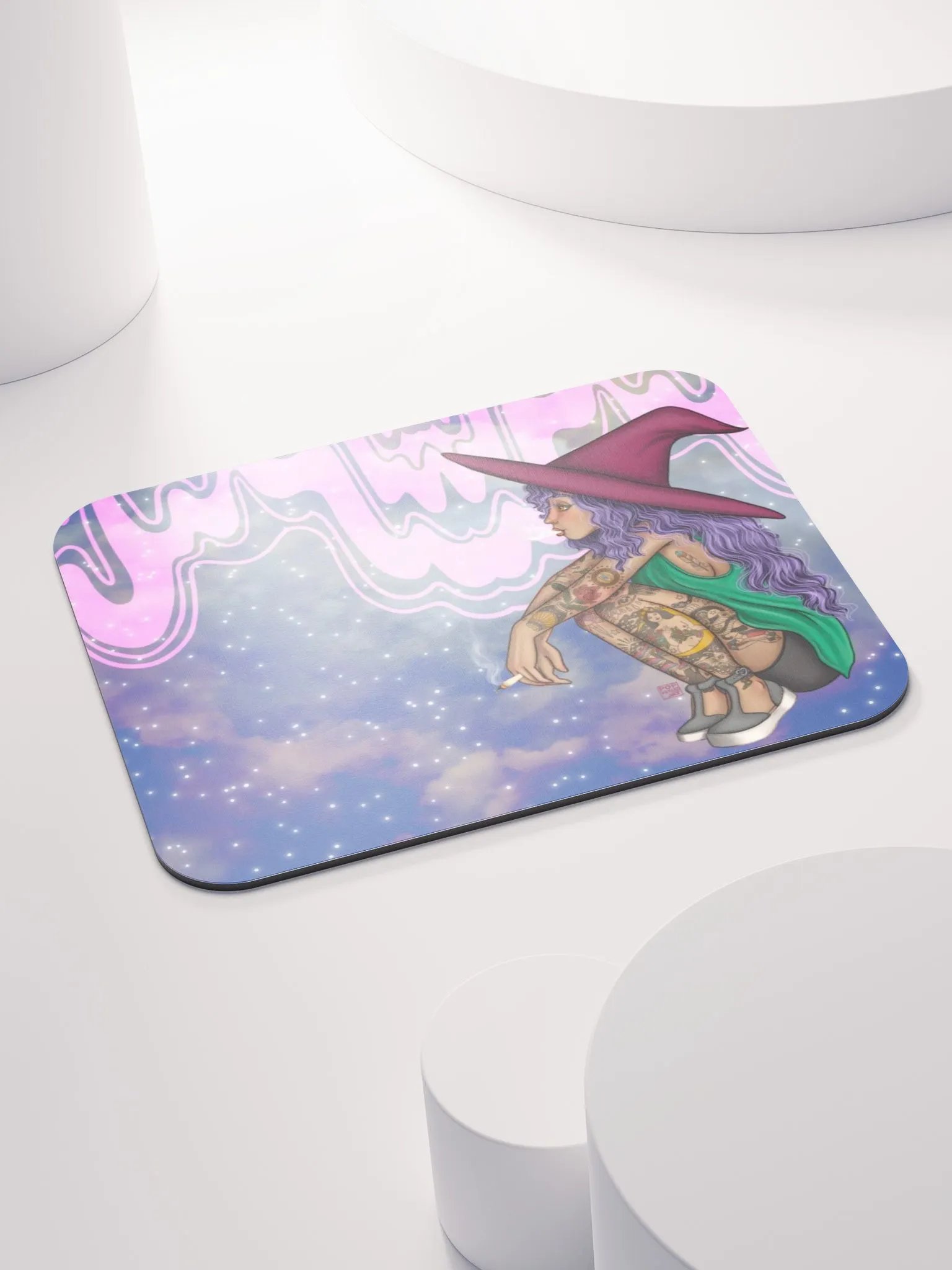 Tattooed Witch Mouse Pad product image (4)