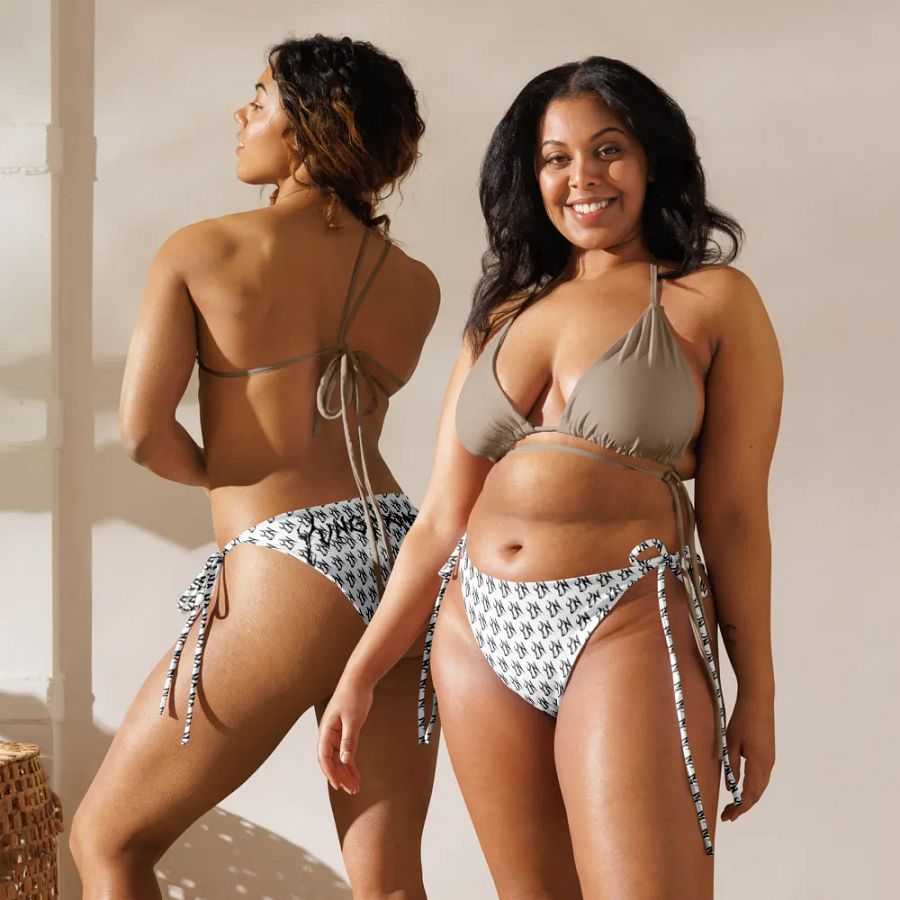 YN Checker Print Bikini Bottom product image (12)