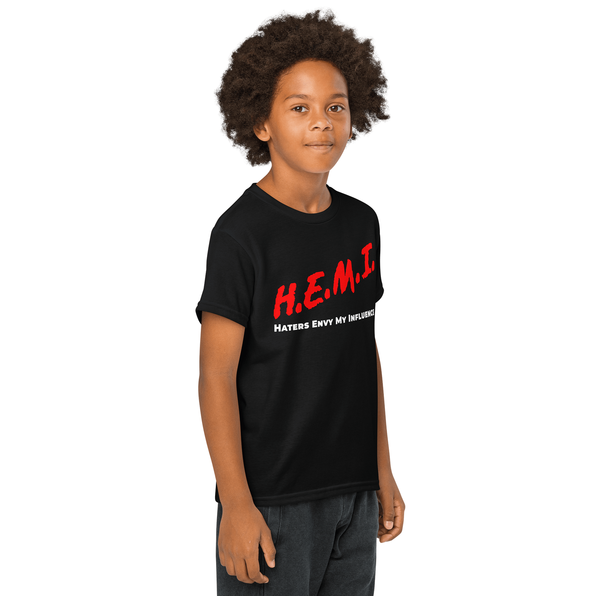 Bold Red H.E.M.I. Youth Sports Tee product image (9)
